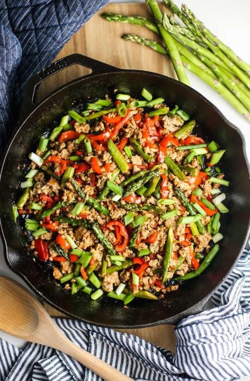 Turkey and Asparagus Stir Fry