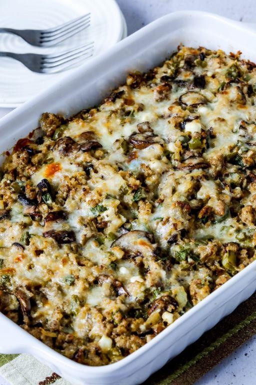 Turkey and Cauliflower Rice Casserole