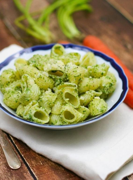 Turkey and Pumpkin Seed Pesto Pasta