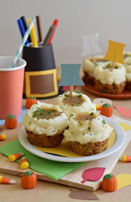 Turkey and Stuffing Cupcakes