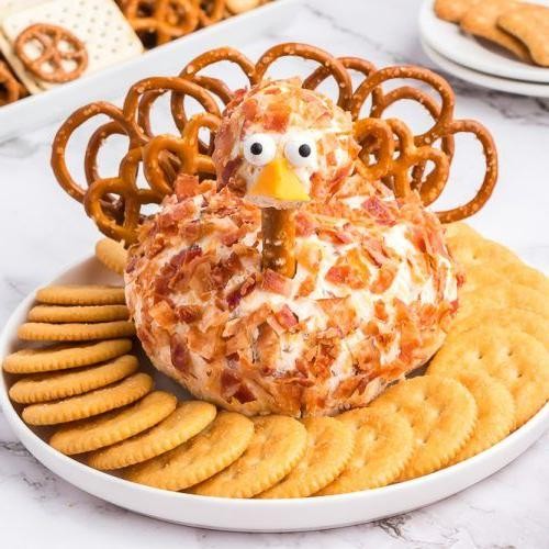 Turkey-Shaped Cheese Ball