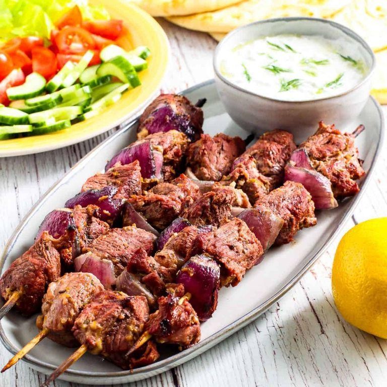 Turkish Lamb Kabobs with Yogurt Marinade