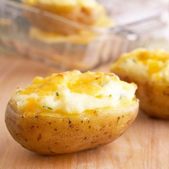 Twice-Baked Yukon Gold Potatoes
