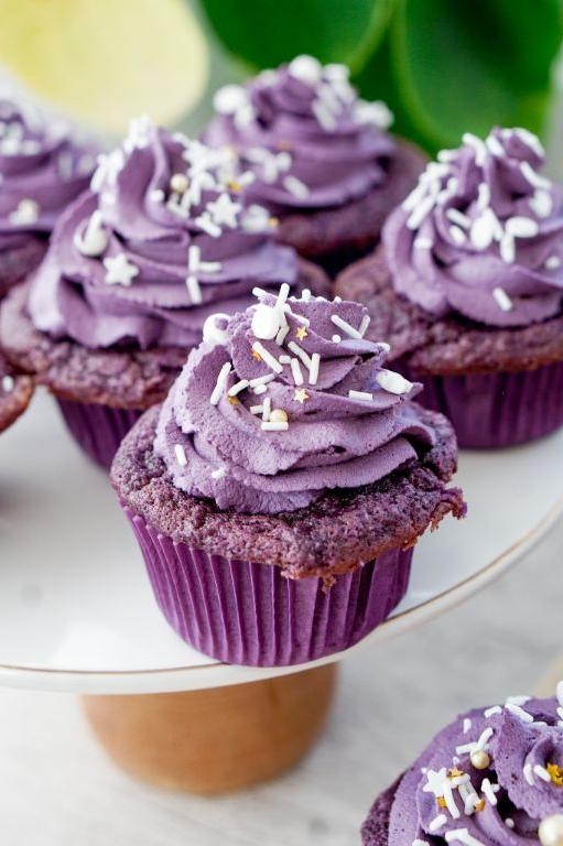 Ube Cupcakes