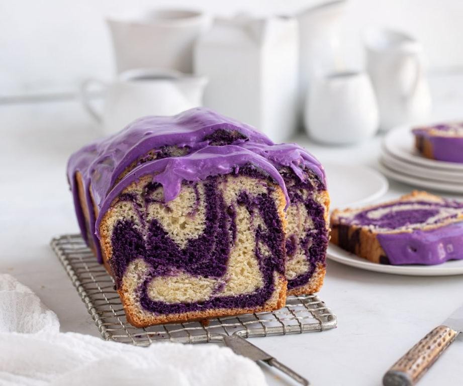 Ube Marble Cake