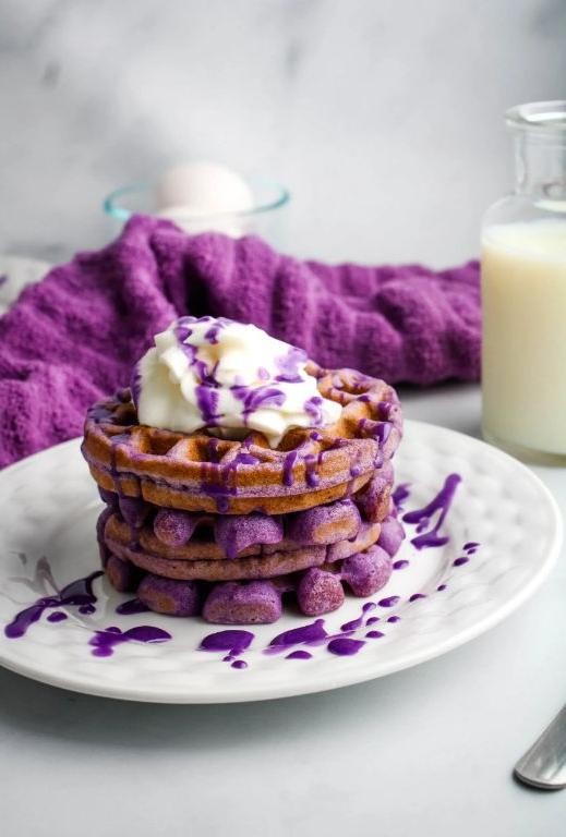 Ube Waffles