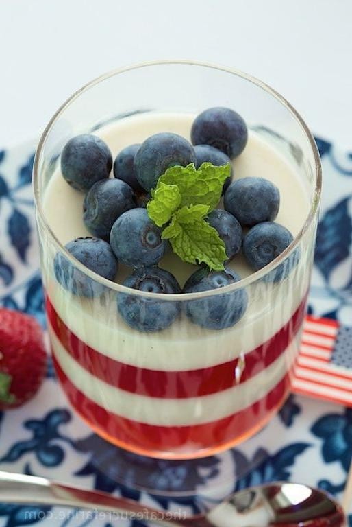 Vanilla Bean Jello Mold with Fresh Berries