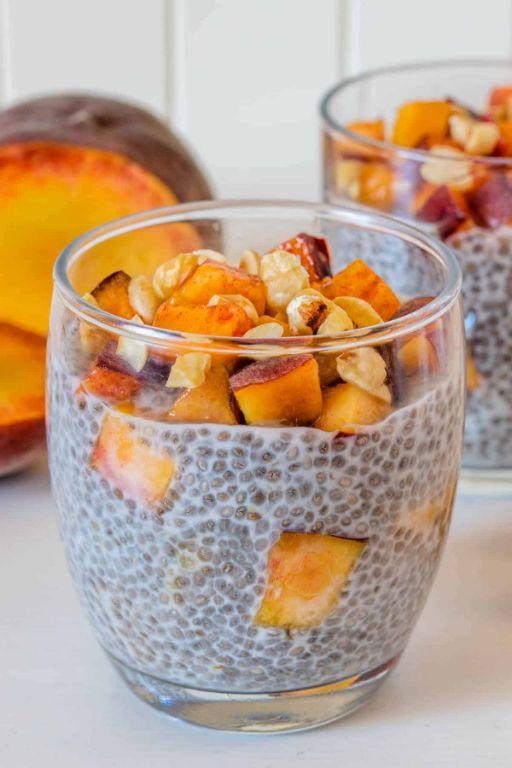 Vanilla Peach Chia Bowl