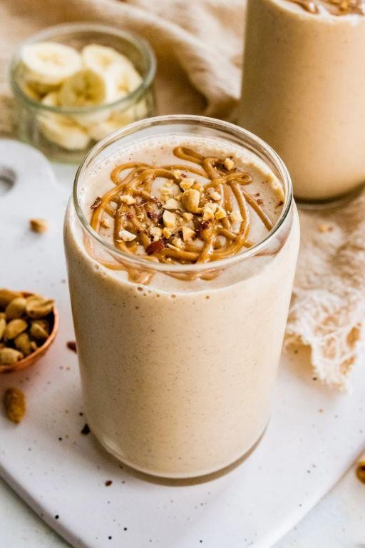 Vanilla Protein Peanut Butter Cup Smoothie