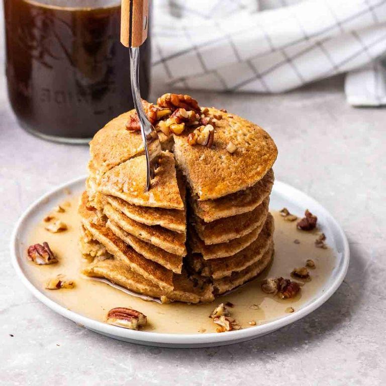 Vegan Applesauce Pancakes