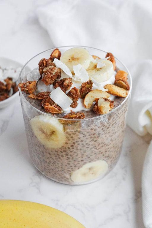 Vegan Banana Chia Pudding