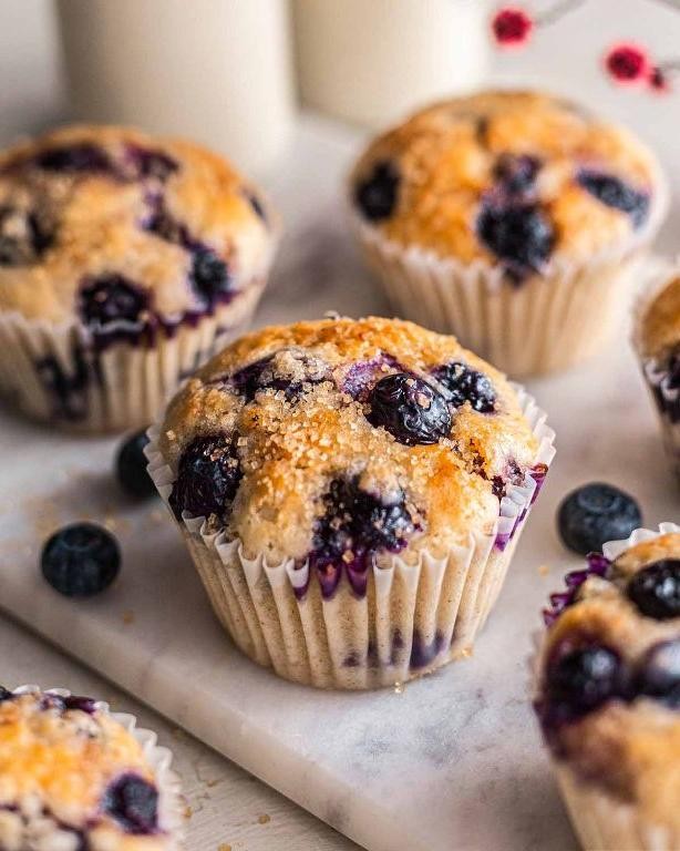 Vegan Blueberry Muffins