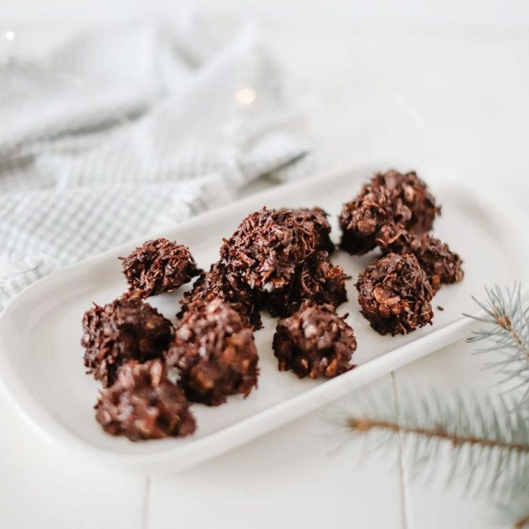 Vegan Coconut Haystacks