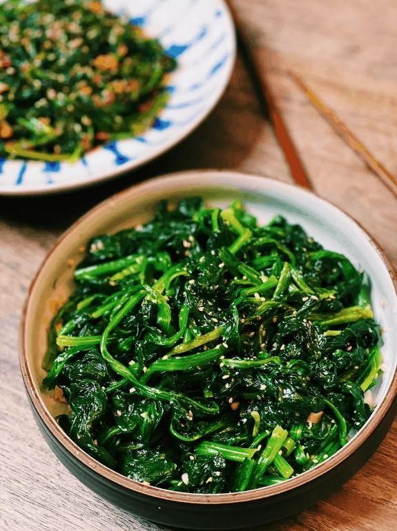 Vegan Korean Spinach Side Dish