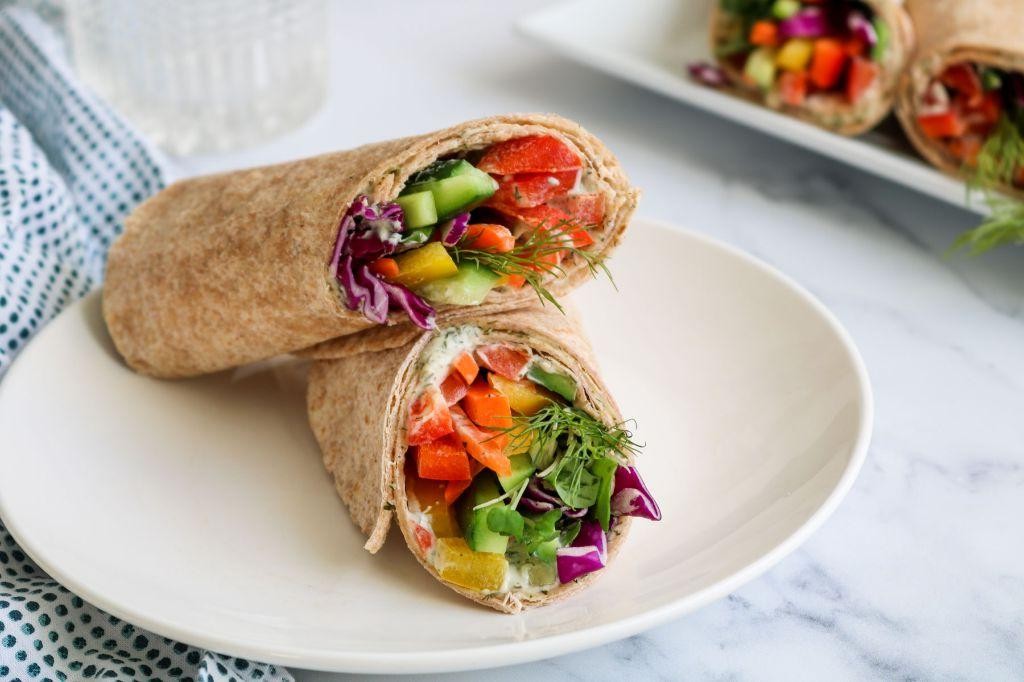 Vegan Rainbow Wrap