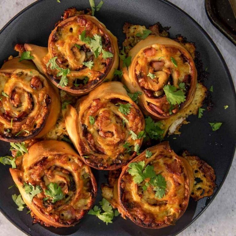 Vegemite and Bacon Rolls