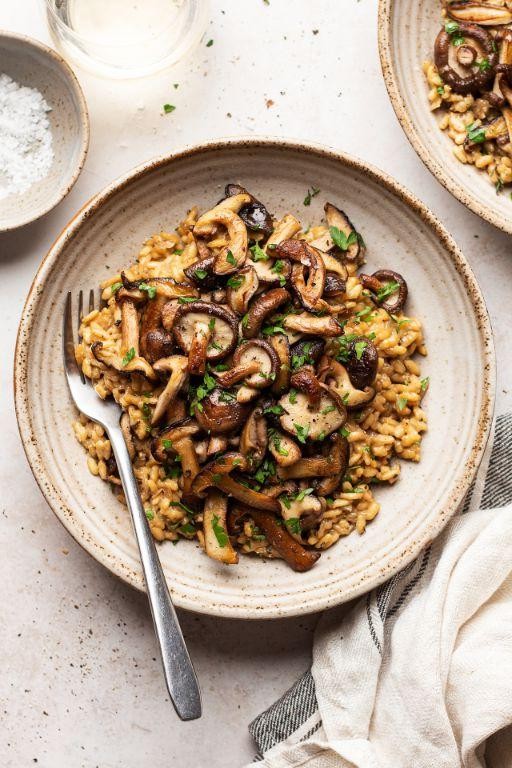 Vegemite and Mushroom Risotto