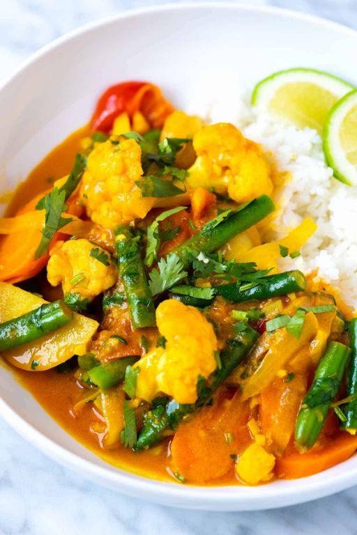 Vegetable Curry with Coconut Milk