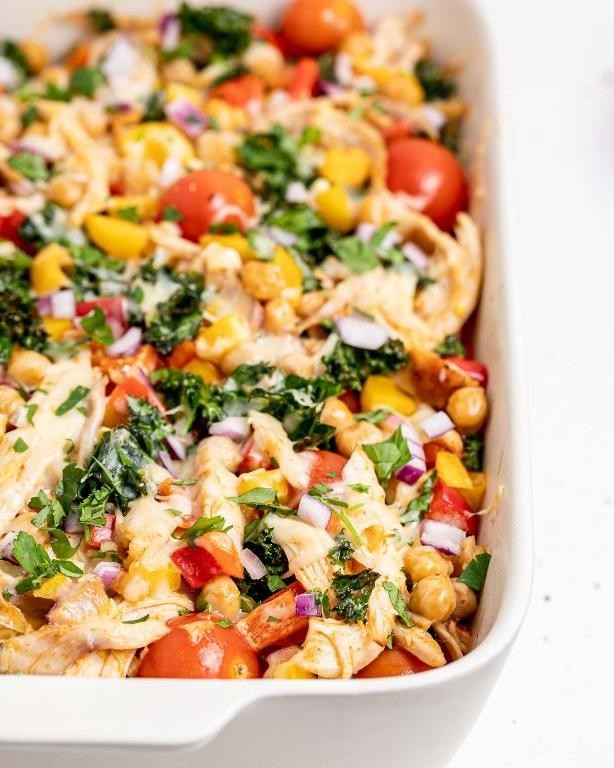 Vegetable Loaded Chicken Leg Quarter Casserole