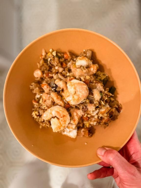 Vegetable Loaded Shrimp Fried Rice