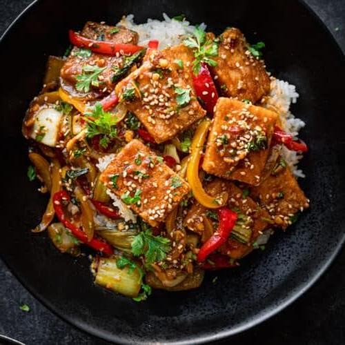 Vegetable and Tofu Blackstone Stir Fry