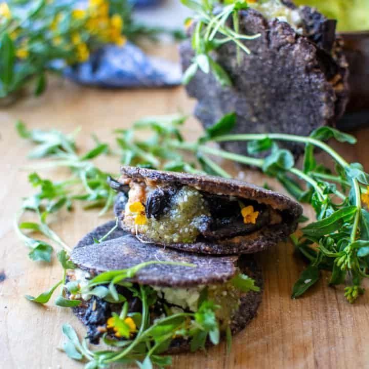 Vegetarian Black Bean Gorditas