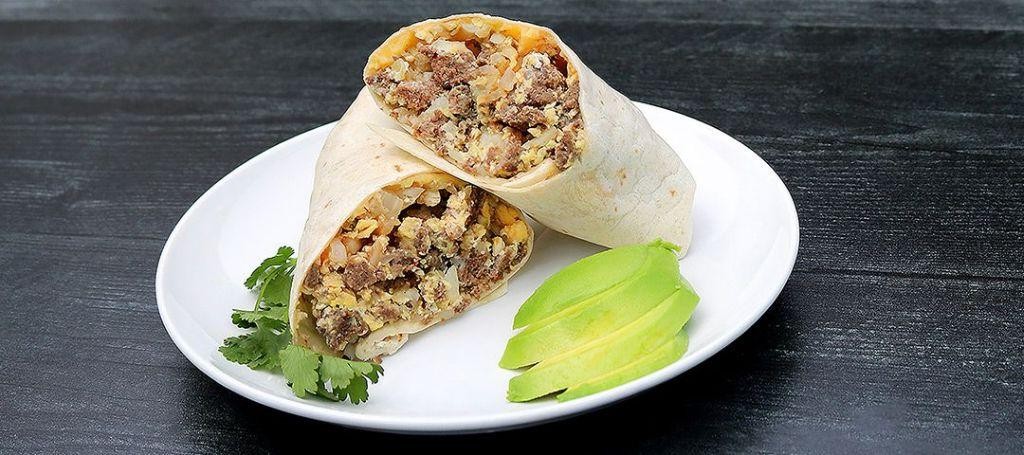 Venison Sausage Breakfast Burritos