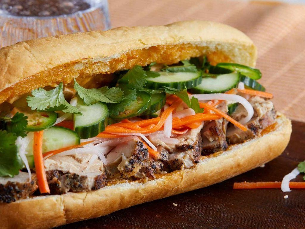 Vietnamese Banh Mi Sandwich