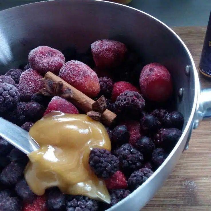 Viking Berry Compote with Honey