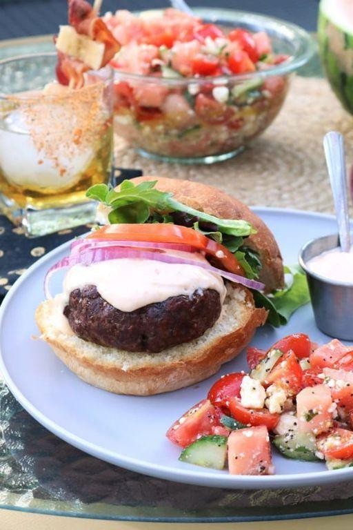 Wahoo Burgers with Spicy Aioli