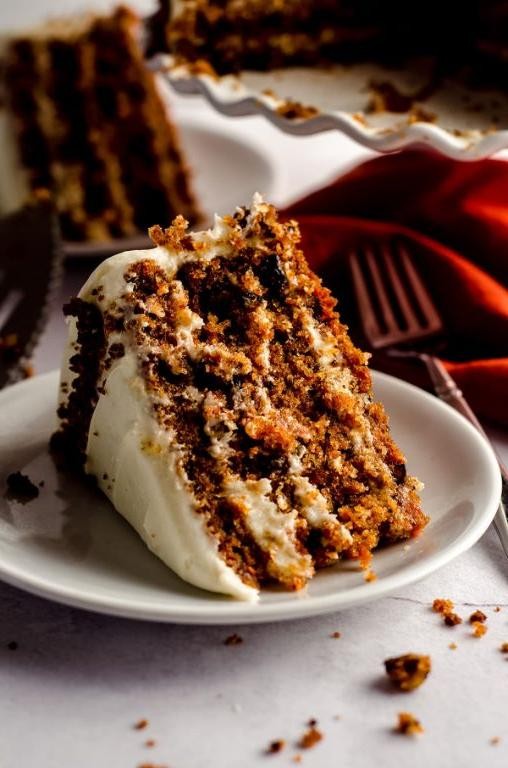Walnut Flour Carrot Cake