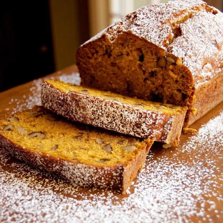 Walnut Flour Pumpkin Bread