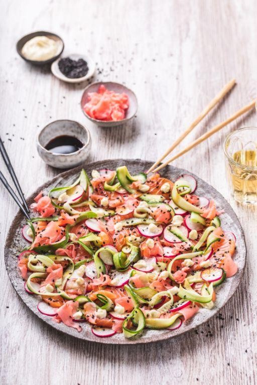 Wasabi Mayo Mixed Seafood Stir Fry