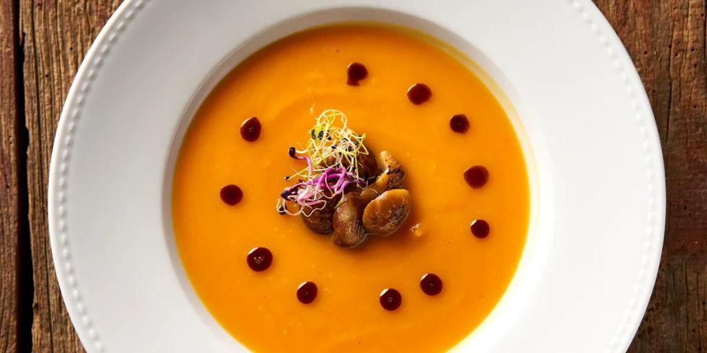 Water Chestnut and Pumpkin Soup