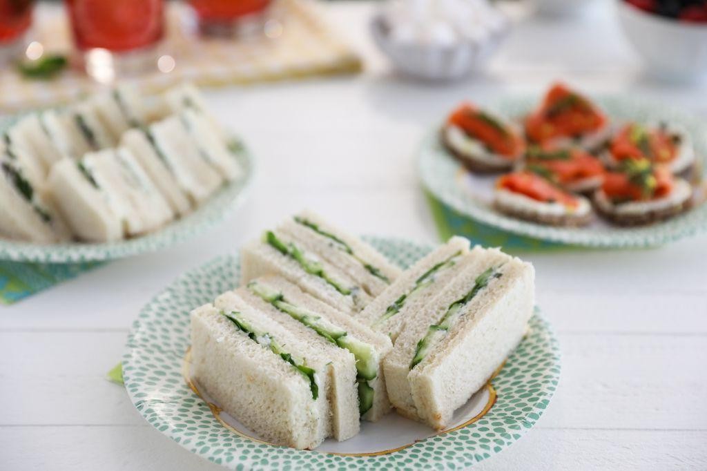 Watercress and Cucumber Sandwiches