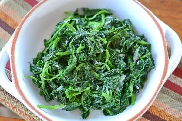 Watercress and Garlic Saute