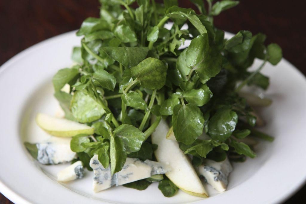 Watercress and Pear Salad
