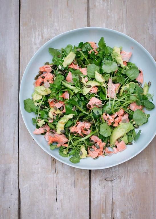 Watercress and Pumpkin Seed Salad