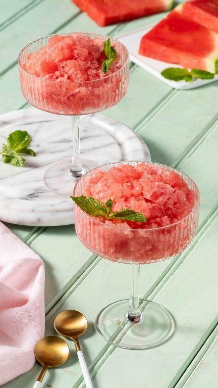 Watermelon Mint Granita