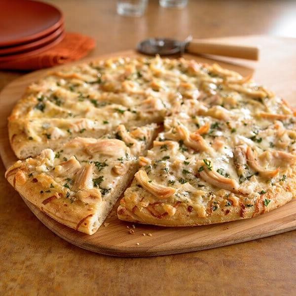 White Chicken Pizza