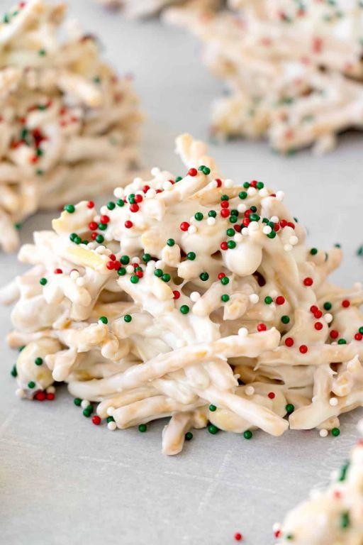 White Chocolate Haystack Treats