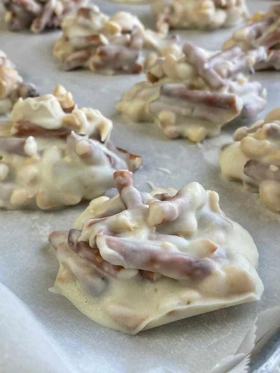 White Chocolate Pretzel Candy