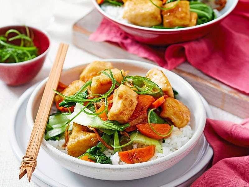 White Fish and Vegetable Stir Fry