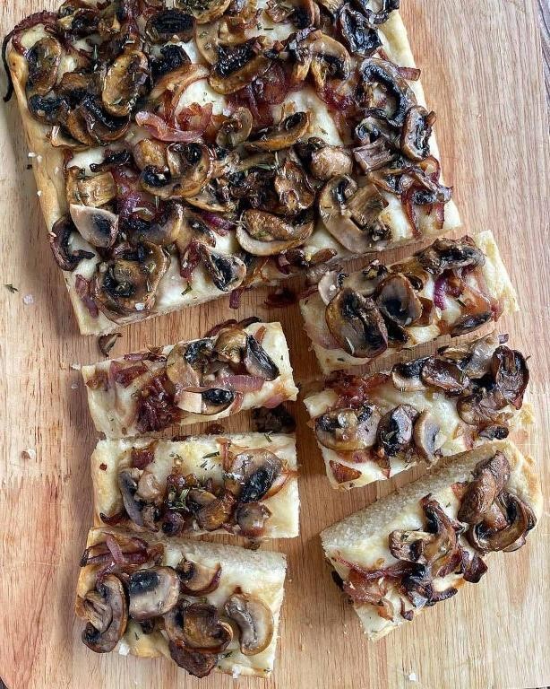White Mushroom and Rosemary Focaccia