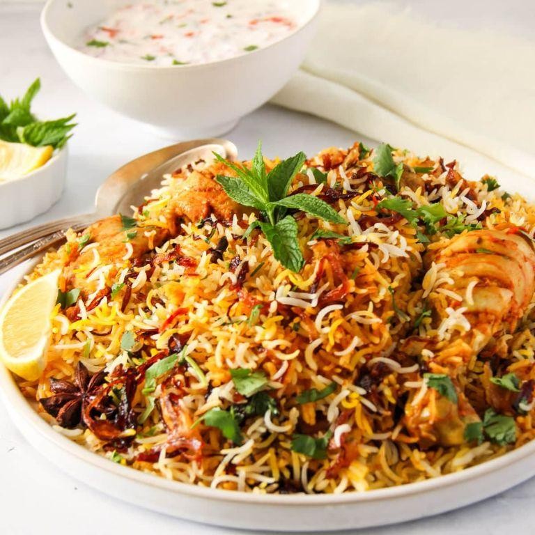 Whole Chicken Biryani with Basmati Rice
