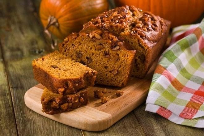 Whole Pumpkin Bread with Walnuts