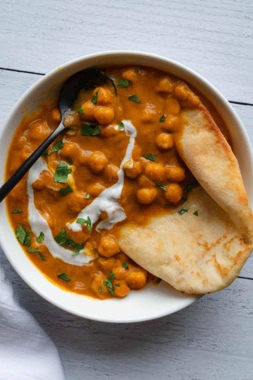 Whole Pumpkin Curry with Chickpeas