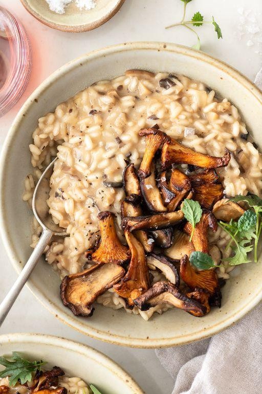 Wild Mushroom Risotto with Caviar