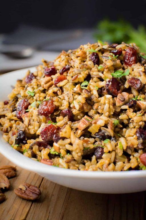 Wild Rice and Cranberry Gluten Free Stuffing