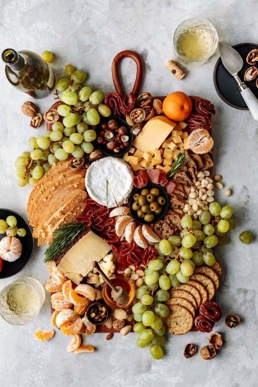 Winter Holiday Charcuterie Board